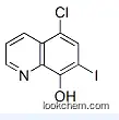 Molecular Structure of 22112-03-4 (5-chloro-7-iodo-quinolin-8-ol)